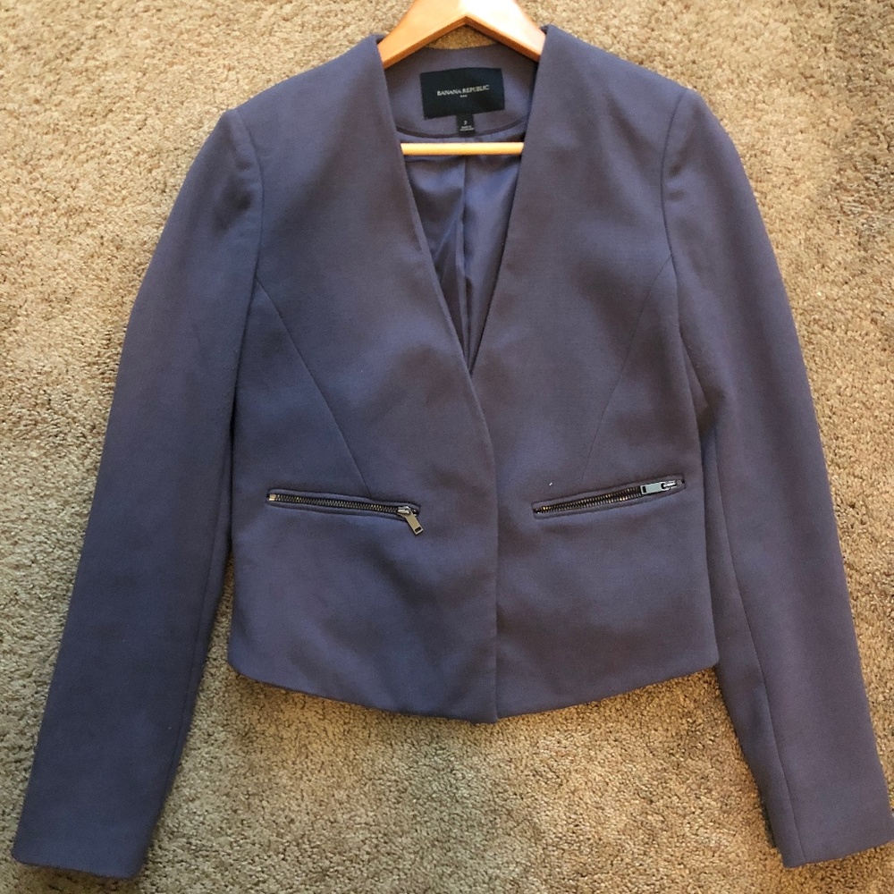 Purple Banana Republic Women's Blazer